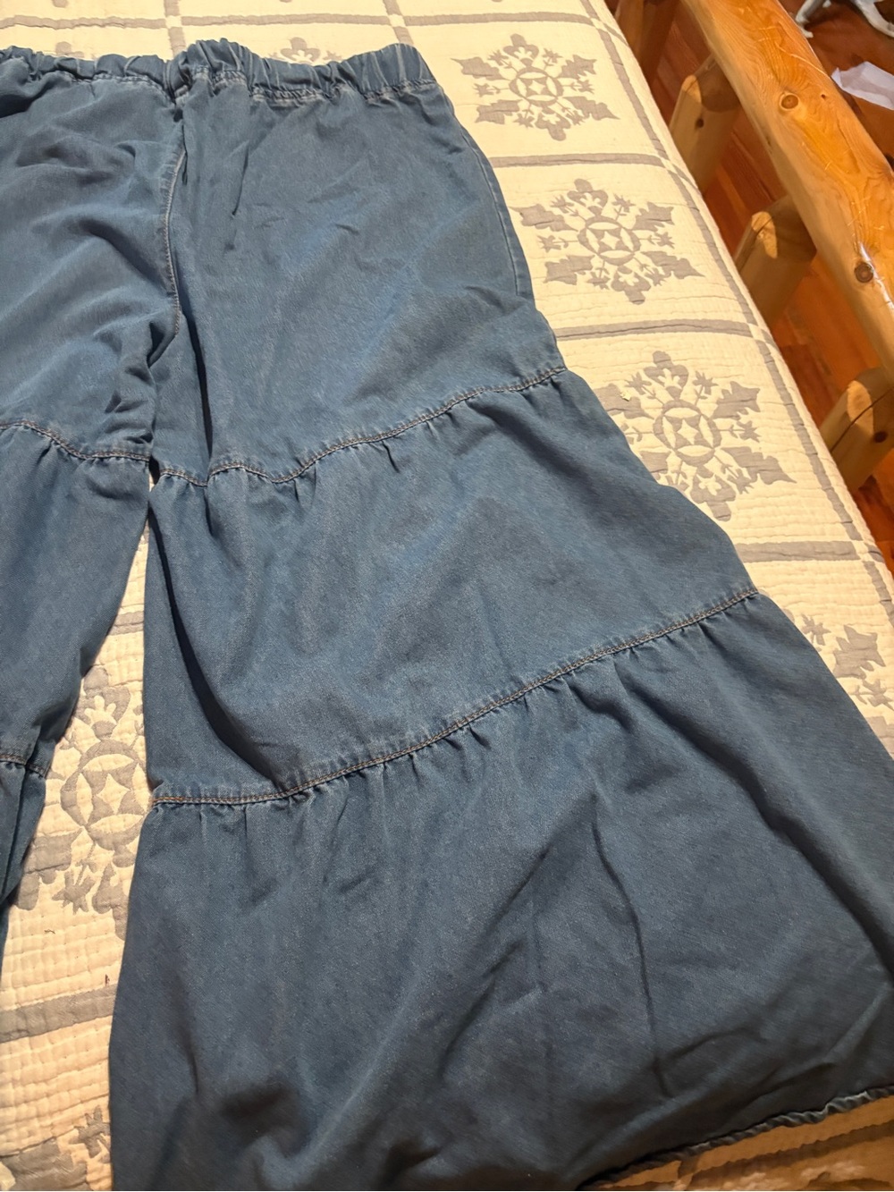 Ruffled leg jeans 2x - Picture 3 of 3